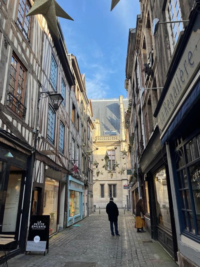 Hotel Paulette Rouen Centre Cathedrale Exteriör bild